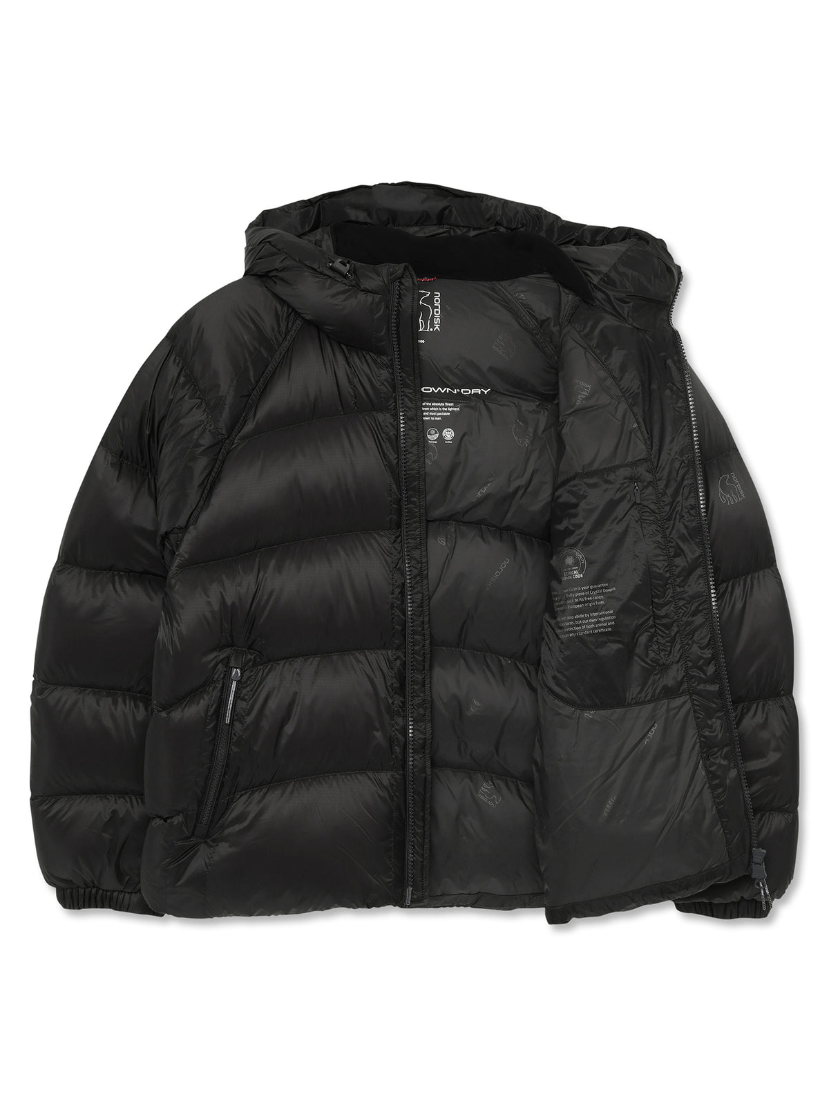 UNI ROCKY DRY CRYSTAL DOWN HOODIE JUMPER