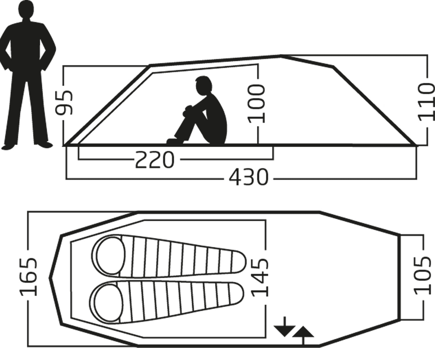 Oppland 2 LW Tent