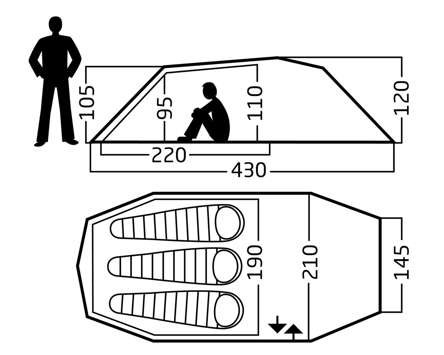 Oppland 3 LW Tent