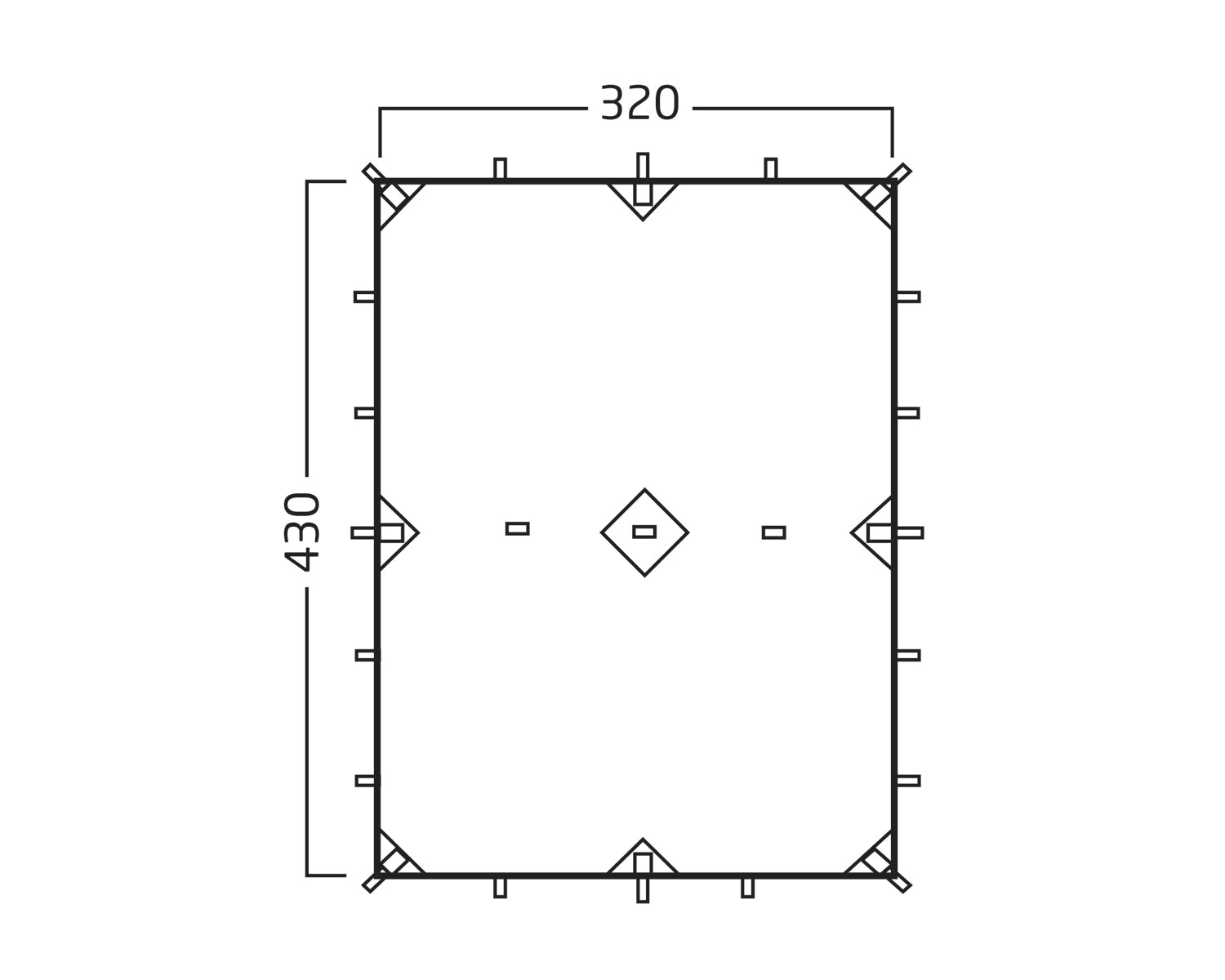 Voss 14 PU Tarp