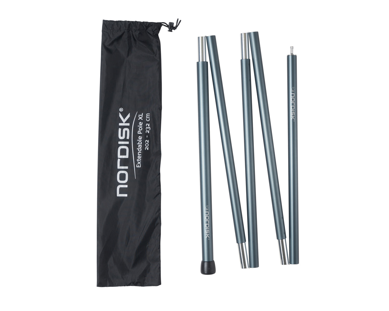 Extendable Pole XL 202-232cm (1 Pc) Alu