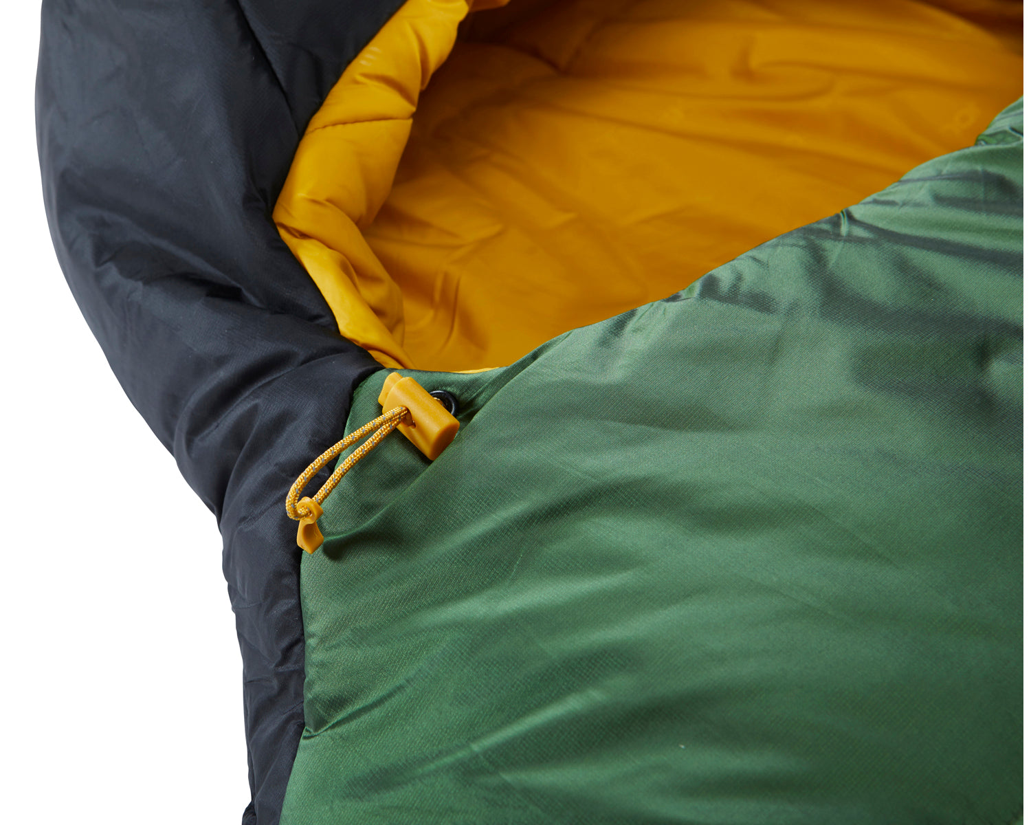 Gormsson -2° Curve sleeping bag - Artichoke Green/Mustard Yellow/Black