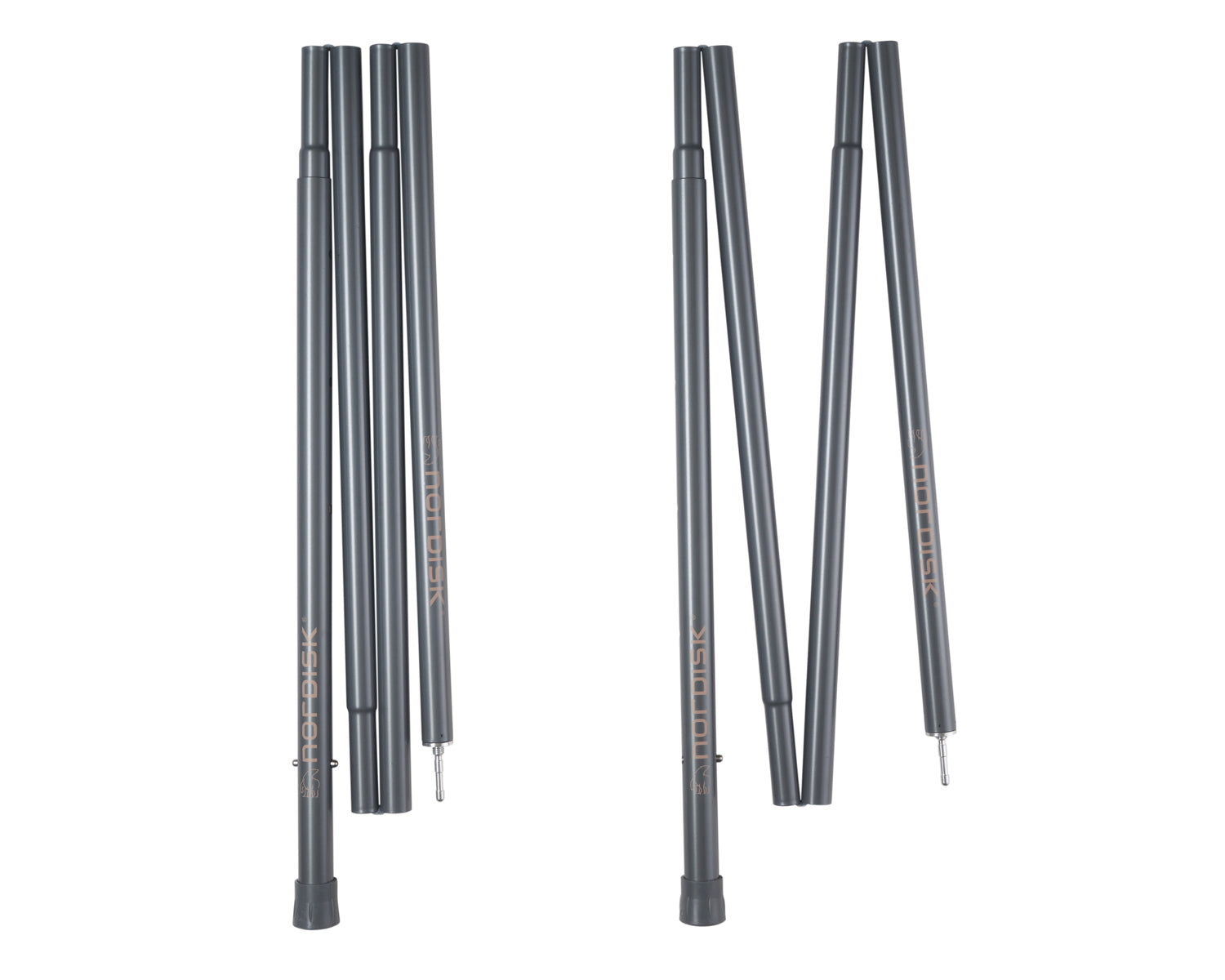 Kari 30/41 Spare Pole Set 220-260cm (2 Pcs) Steel