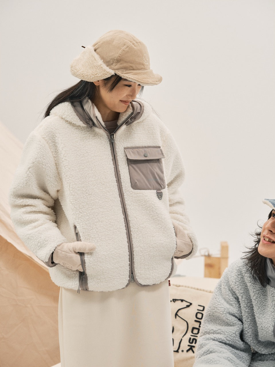 CORDUROY EARMUFF CAP