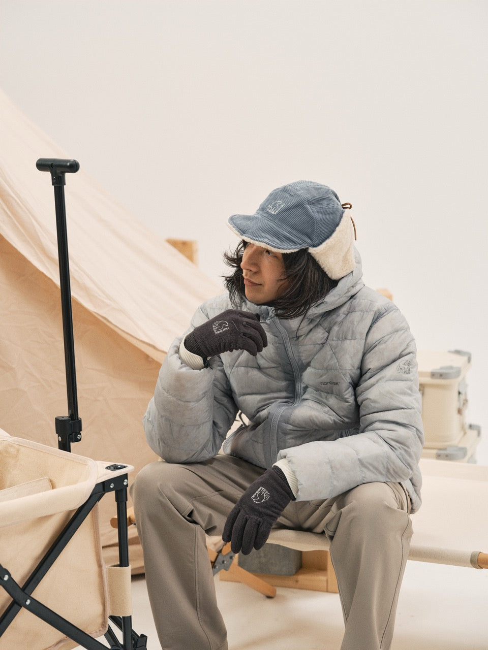 CORDUROY EARMUFF CAP