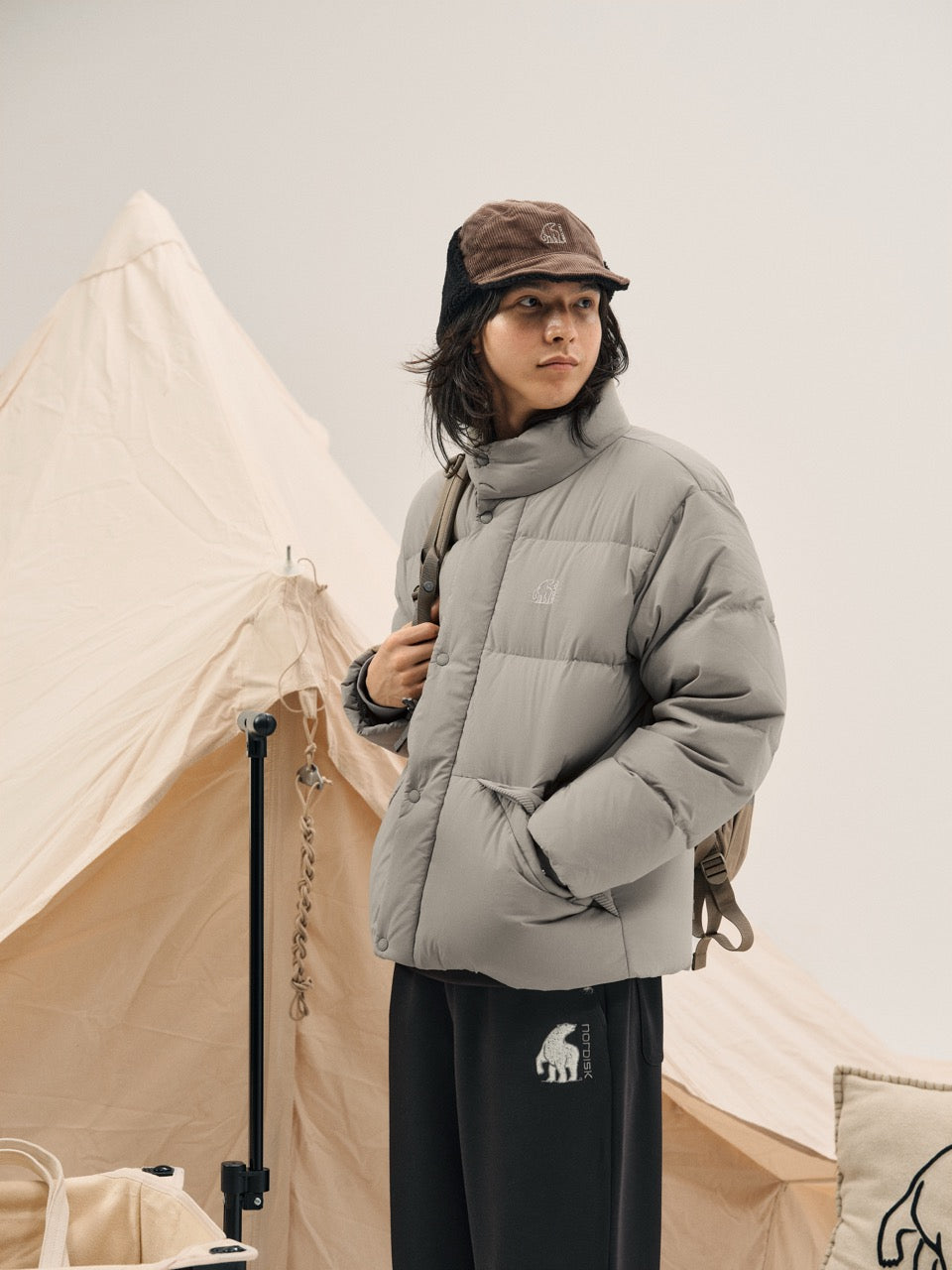 CRYSTAL DOWN MEN'S PUFFER JUMPER