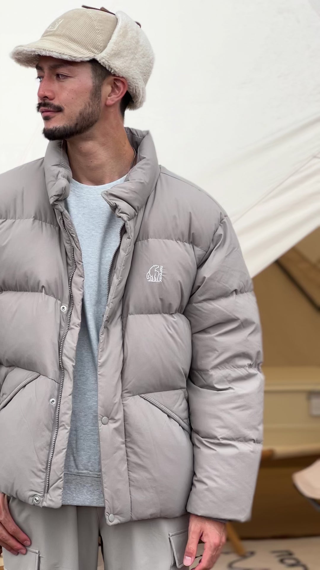 CRYSTAL DOWN MEN'S PUFFER JUMPER