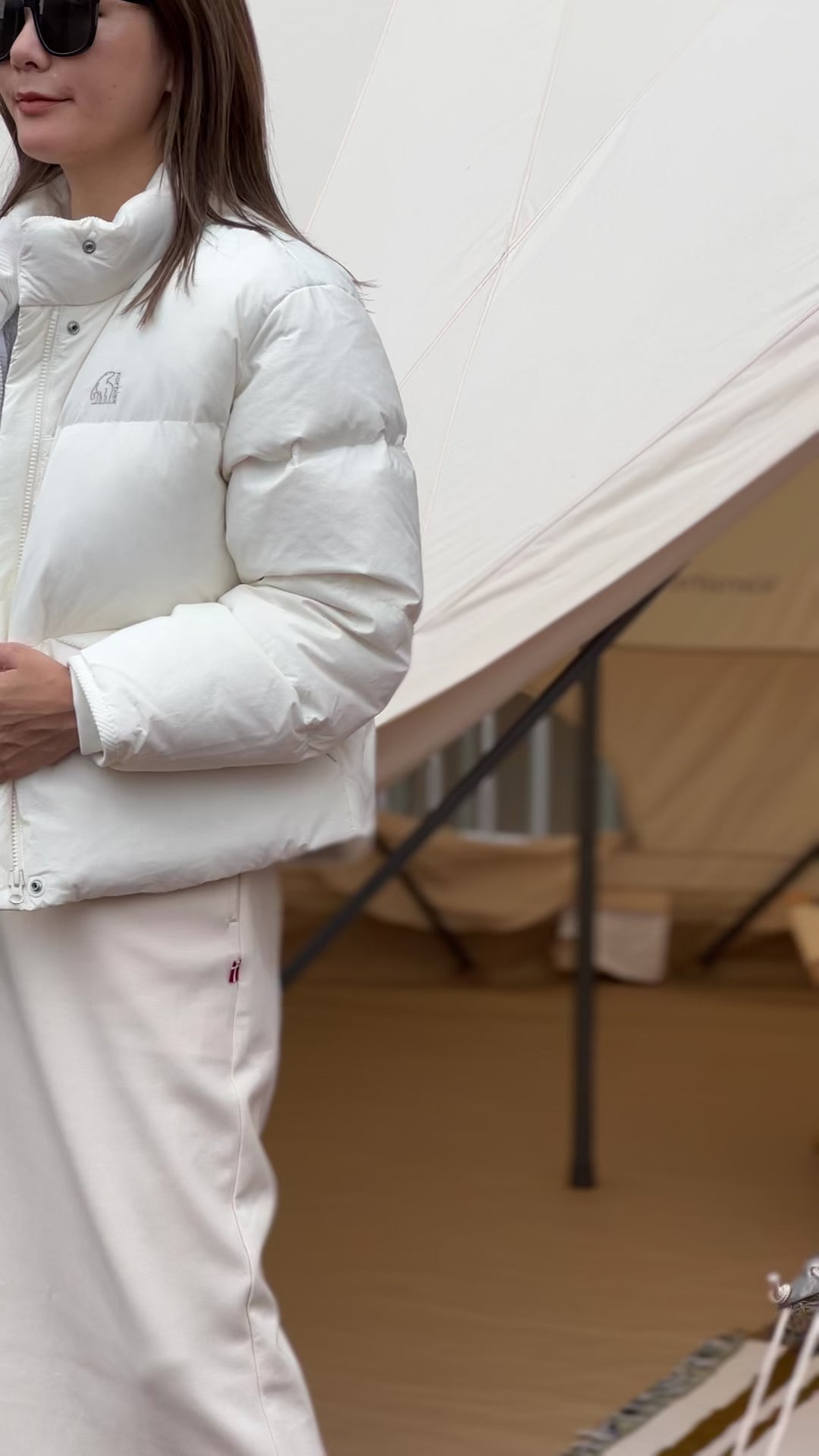 CRYSTAL DOWN WOMEN'S PUFFER JUMPER