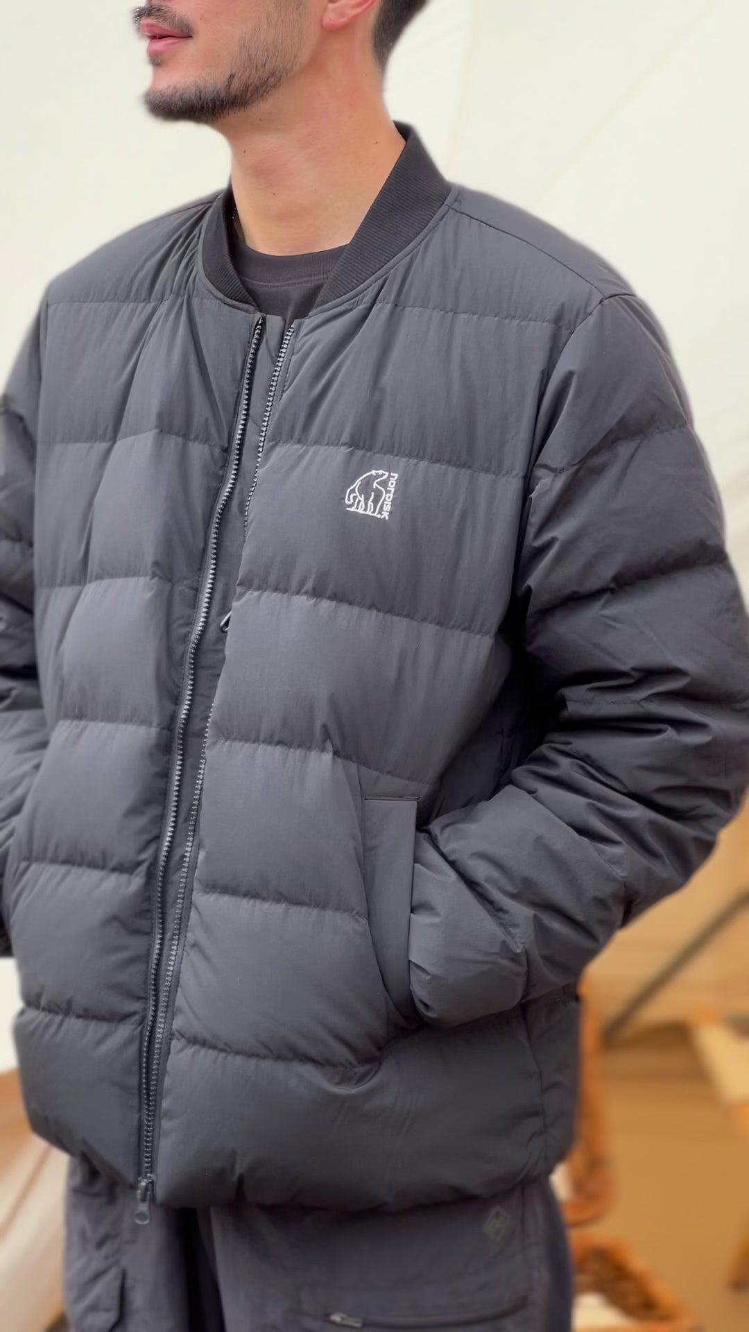 CRYSTAL DOWN MEN'S LIGHT WEIGHT STADIUM JACKET