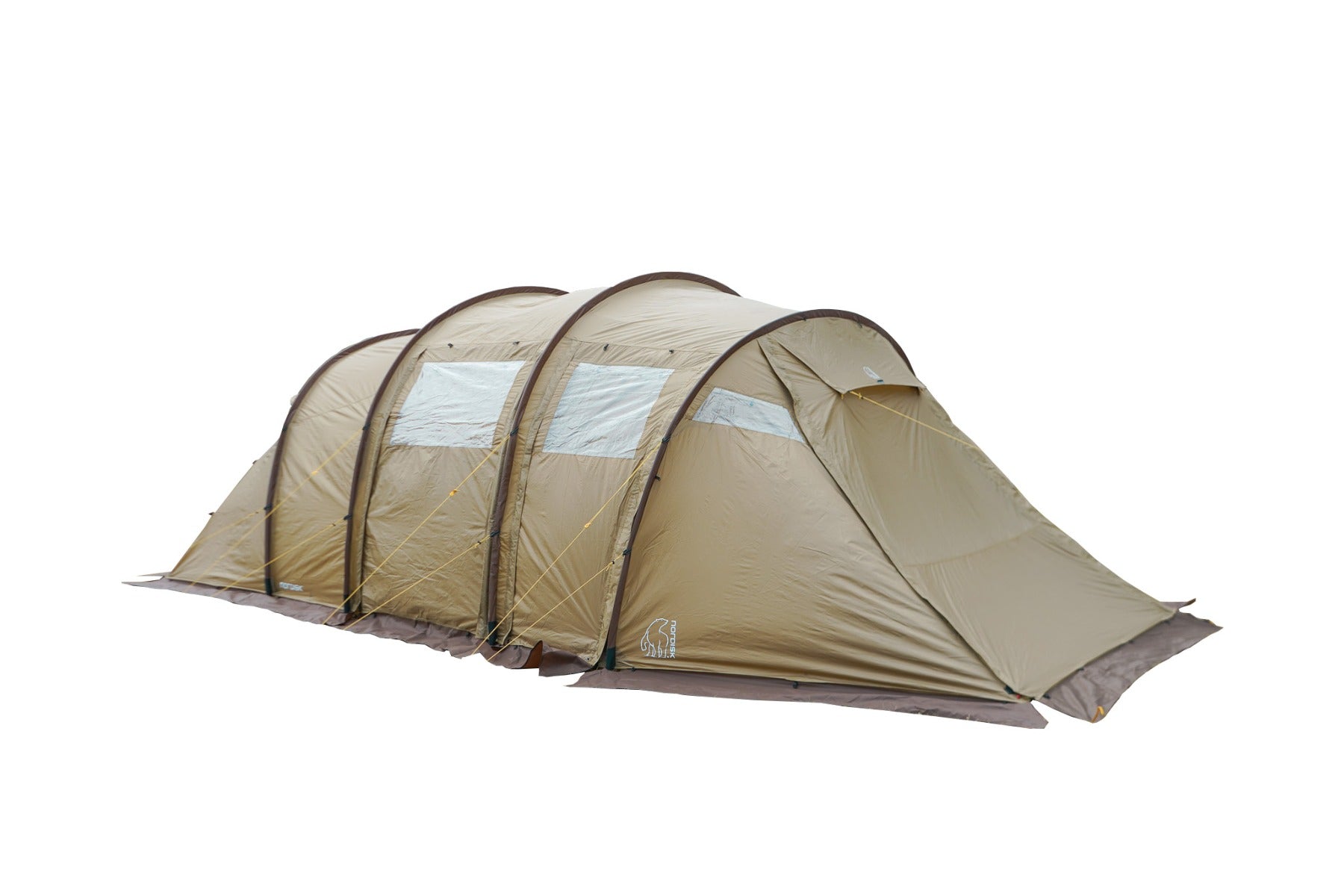 Reisa 6 Beige tent With Brown Skirt