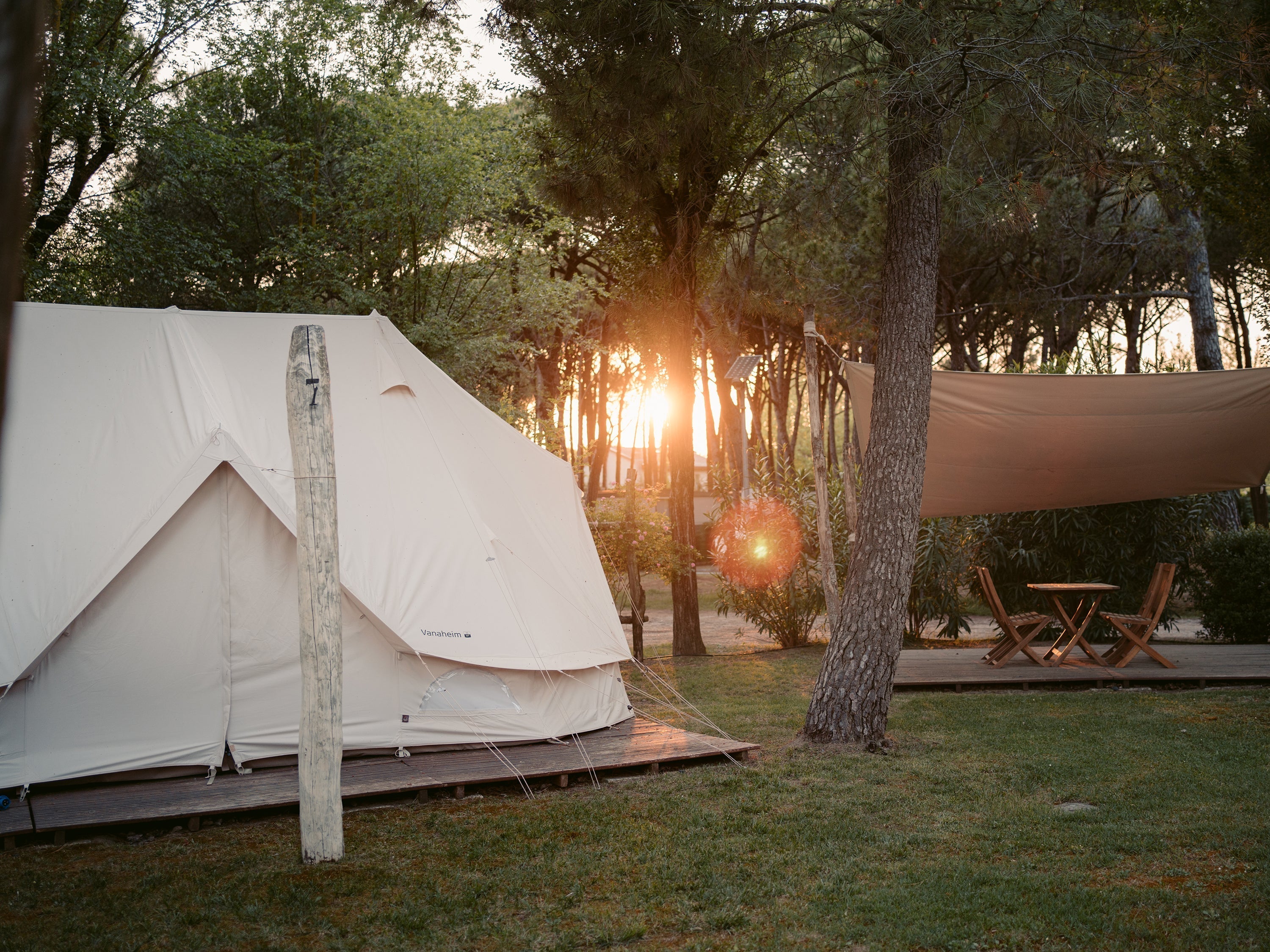 Glamping tents