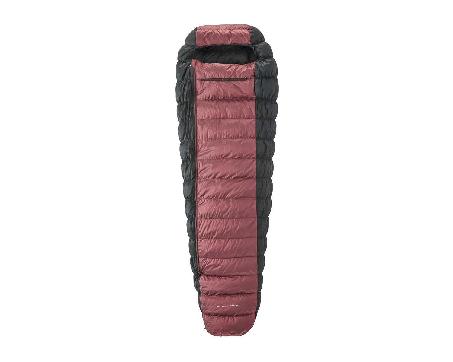 Voyage 500 sleeping bag (RIGHT ZIP) - Ribbon red / Black