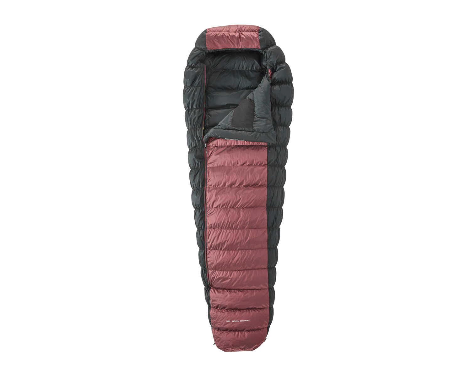 Voyage 500 sleeping bag (RIGHT ZIP) - Ribbon red / Black